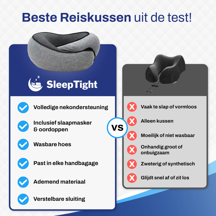 Ergo Nekkussen Vliegtuig - Reiskussen - Sleeptight