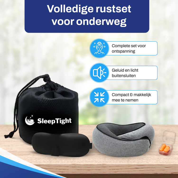 Ergo Nekkussen Vliegtuig - Reiskussen - Sleeptight