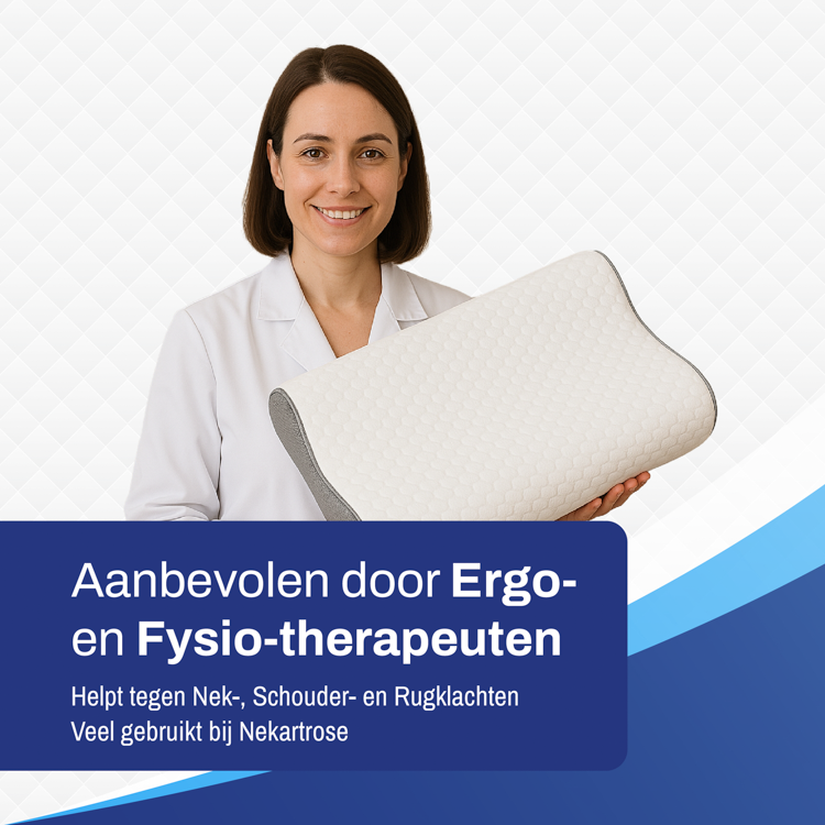 Ergo Hoofdkussen voor Nekklachten - Sleeptight
