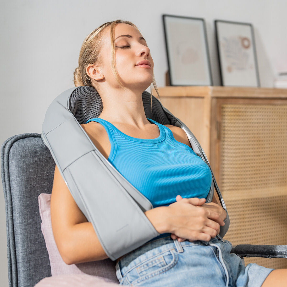 Innovagoods Oplaadbaar Shiatsu-Massageapparaat Pro Massatsu Innovagoods