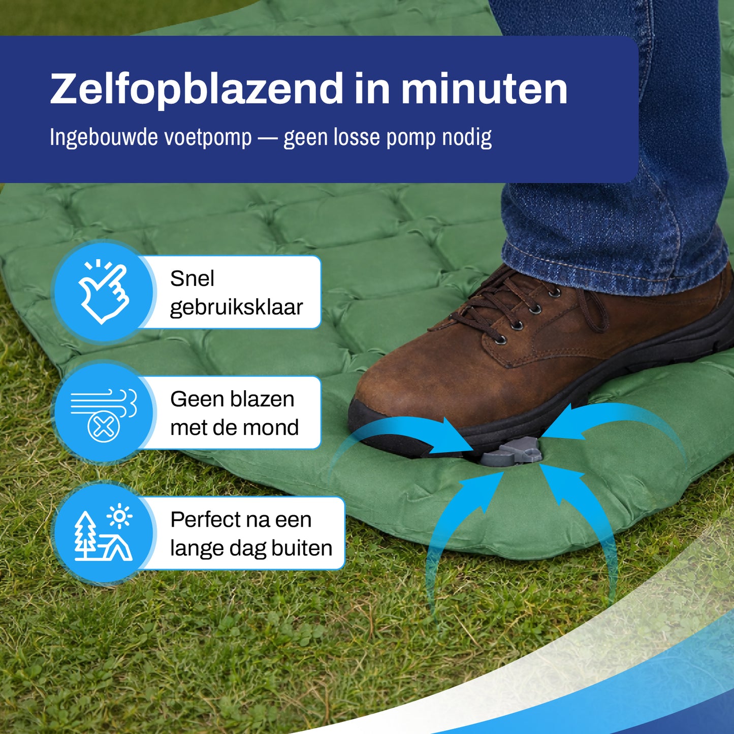 Sleeptight Slaapmat Set Zelfopblazend