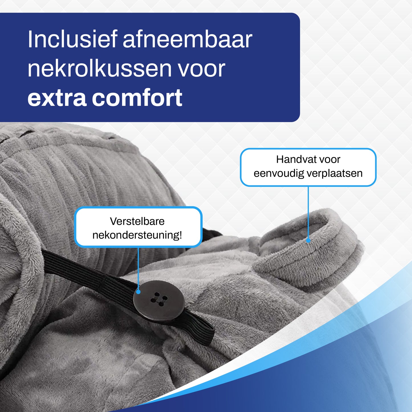 Ergo Leeskussen – Ergonomisch Rugkussen voor in Bed of op de Bank