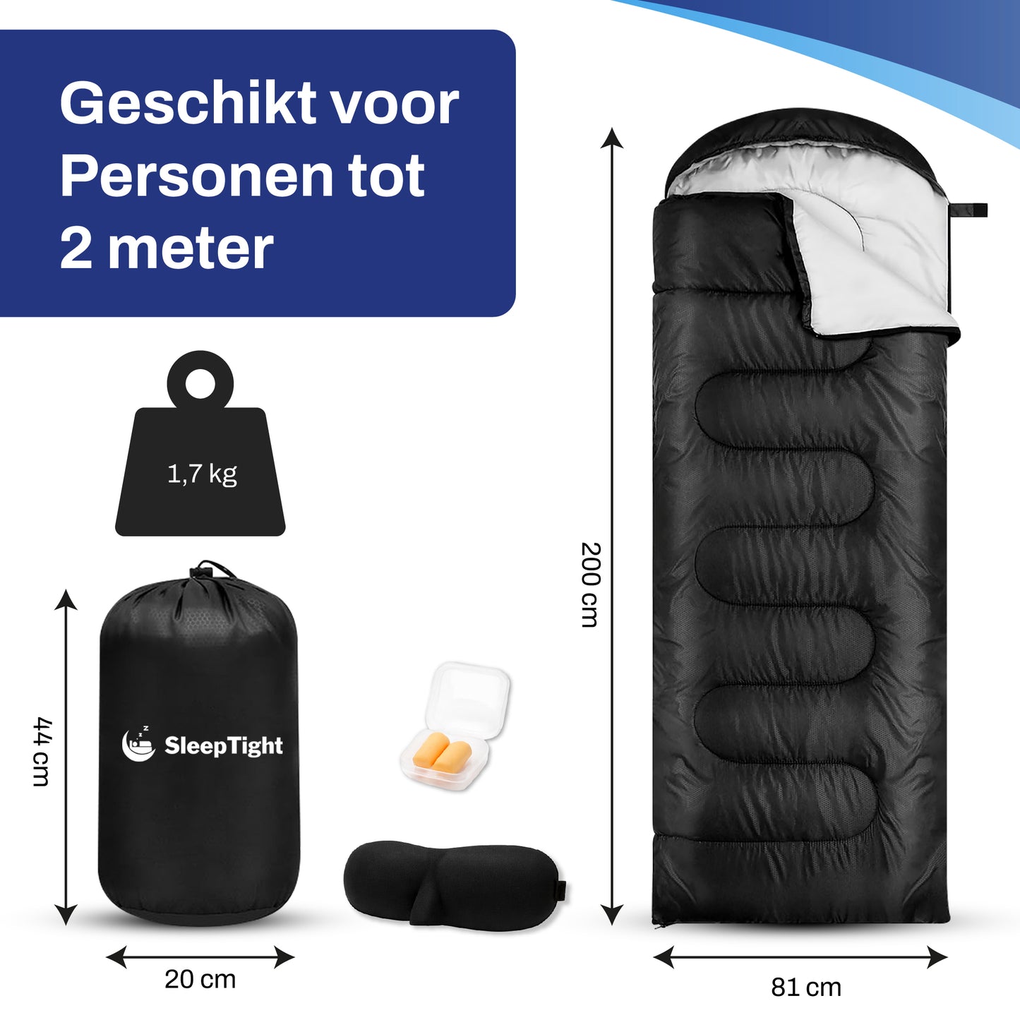 Sleeptight Slaapzak Set Volwassenen - Dekenmodel