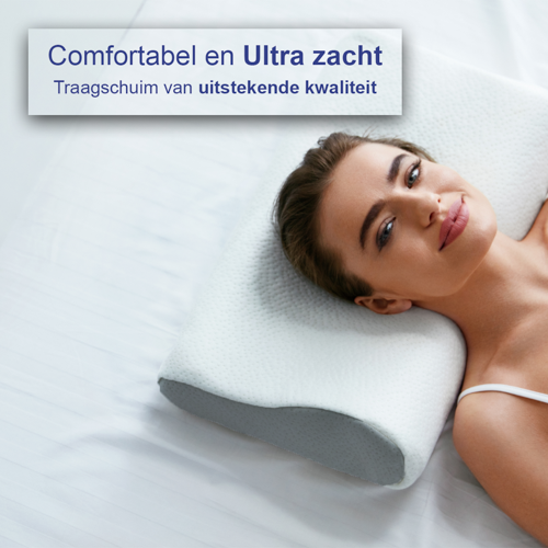 SleepTight Orthopedisch Hoofdkussen - Nekkussen - Traagschuim Kussen