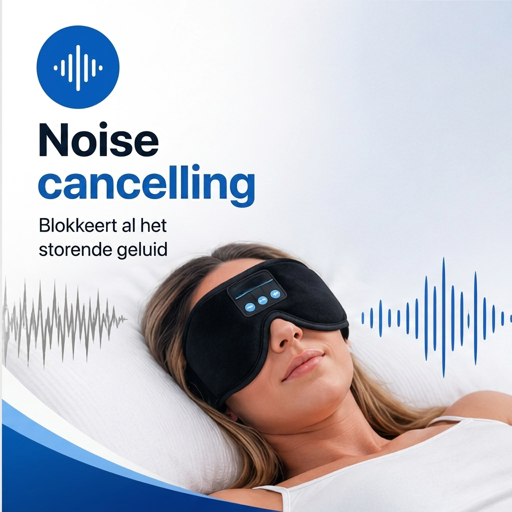 Bluetooth 3D Slaapmasker Traagschuim