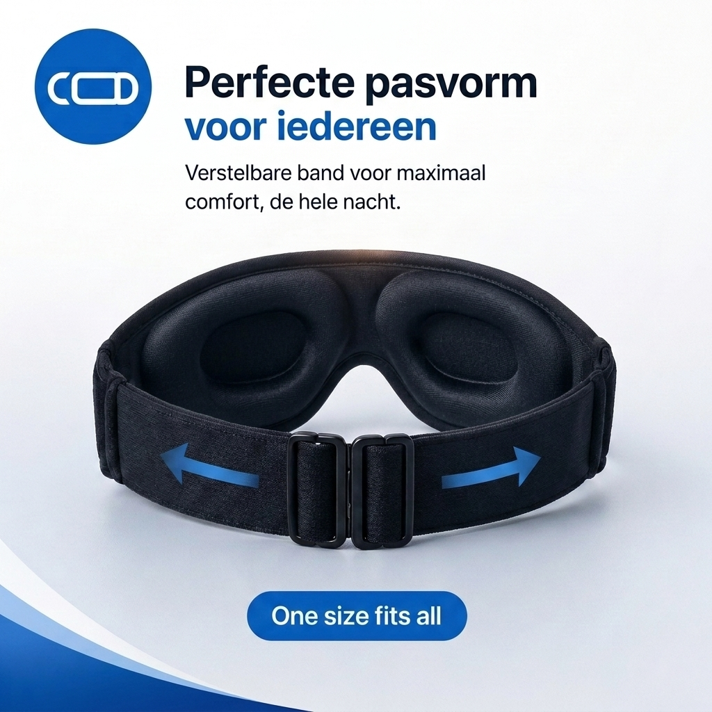 Bluetooth 3D Slaapmasker Traagschuim