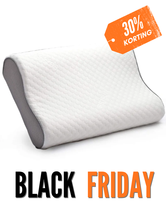 Ergo Hoofdkussen voor Nekklachten - Anti Snurk Kussen - Sleeptight
