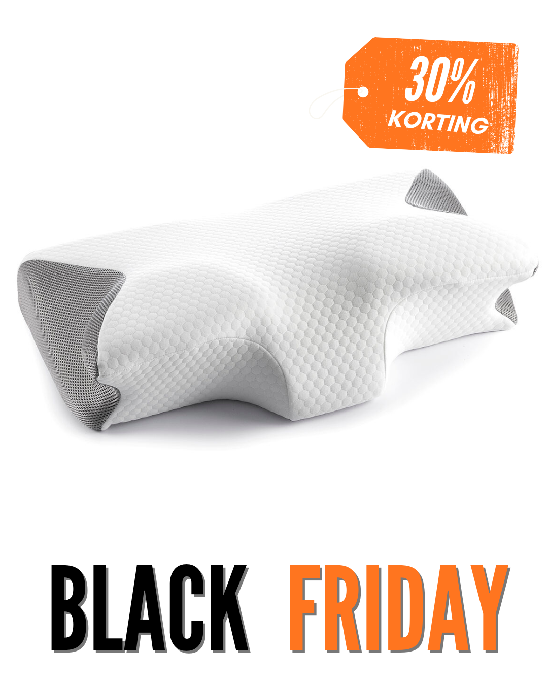 Ergo Vlinderkussen Hoofdkussen Visco Elastisch