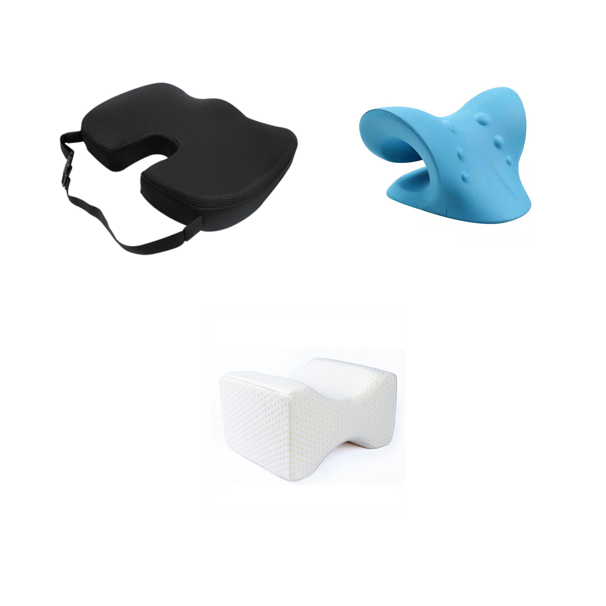 Kniekussen + Zitkussen + Nekstretcher