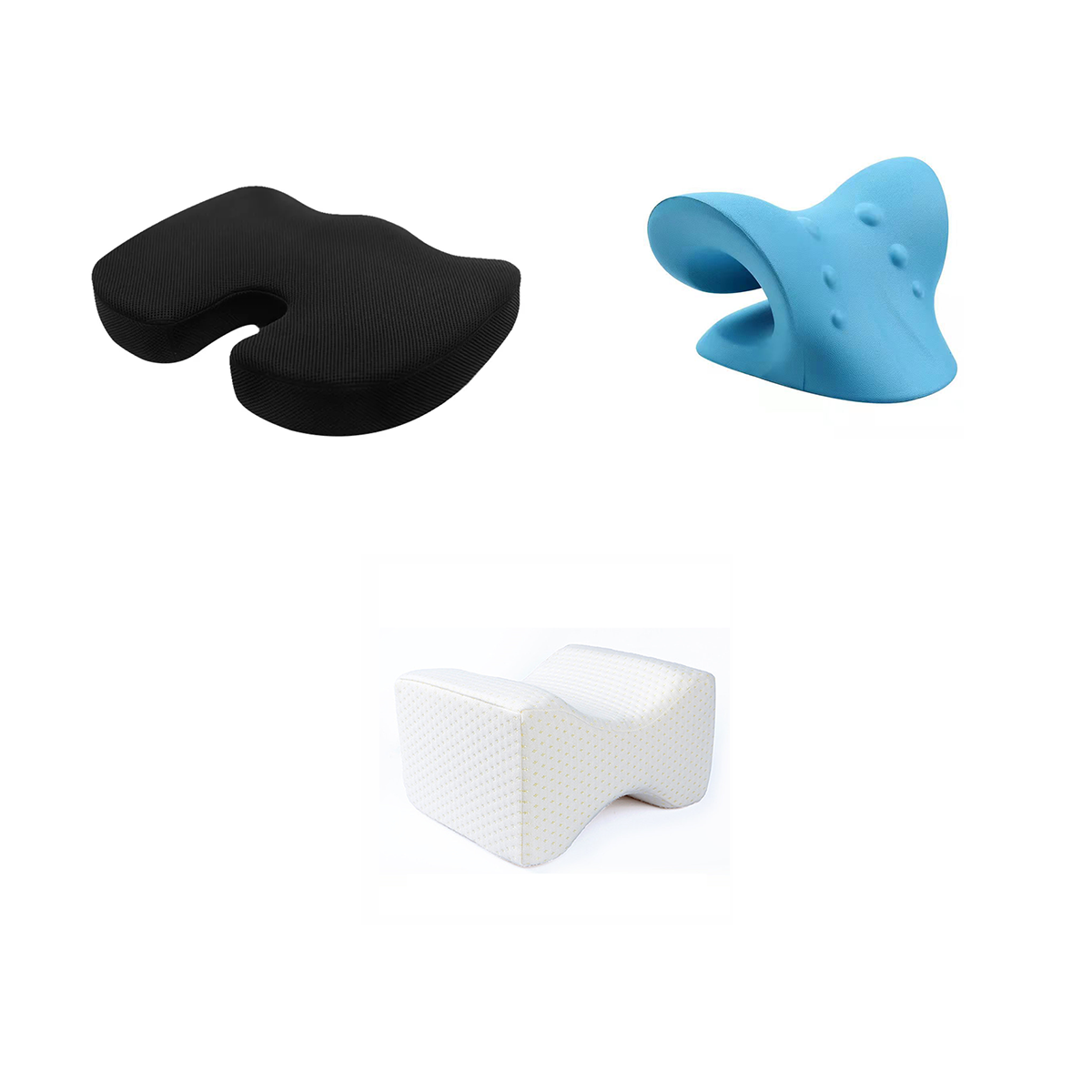 Kniekussen + Zitkussen + Nekstretcher